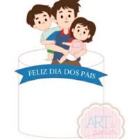 Topo de Bolo Dia dos Pais 139