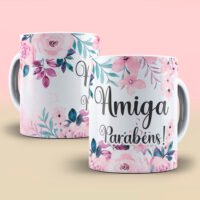 Arte para canecas Dia do Amigo Amizade 32