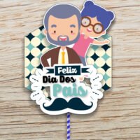 Topo de Bolo Dia dos Pais 95