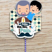 Topo de Bolo Dia dos Pais 96