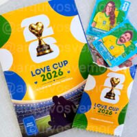 Dia dos Namorados Álbum Love Cup (figurinhas da Copa)