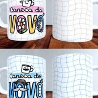 Arte para Canecas Dia dos Avós 65
