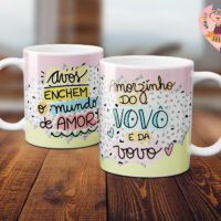 Artes para Sublimação Frases Dia dos Avós