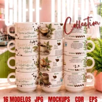 Artes para Xicaras Cafe V1
