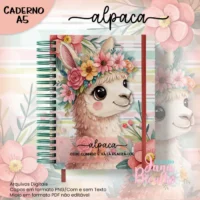 Caderno A5 Alpaca