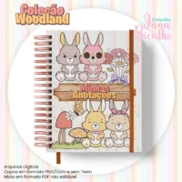 Caderno Pautado A5 Coleção Woodland N1