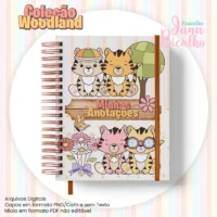 Caderno Pautado A5 Coleção Woodland N3