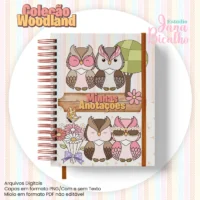 Caderno Pautado A5 Coleção Woodland N8