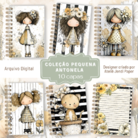 Agenda A5 Coleção Pequena Antonela Encadernação