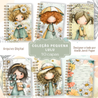 Agenda A5 Coleção Pequena Lulu Encadernação
