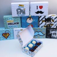 Arquivo de Corte Caixa 6 Doces Dia dos Pais