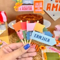 Festa Junina Arquivo de Corte Tags Comidas
