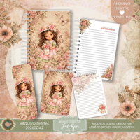 Arquivo para Caderno Menina de Chapeu