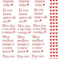 Arte Digital Dtf Uv Namorados Frases (a4)