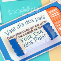 Bala+cartão Dia dos Pais