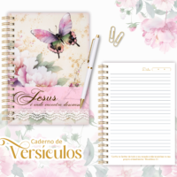 Caderno com Versículos