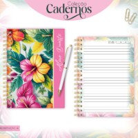 Caderno Tropicap Pink