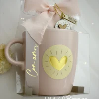 Caja acetato taza