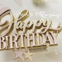 Caketopper Happy Birthday For You Estrella