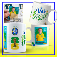 Caneca + Figurinha Copa1
