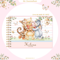 Combo Encadernação Maternidade Ursinho Pooh
