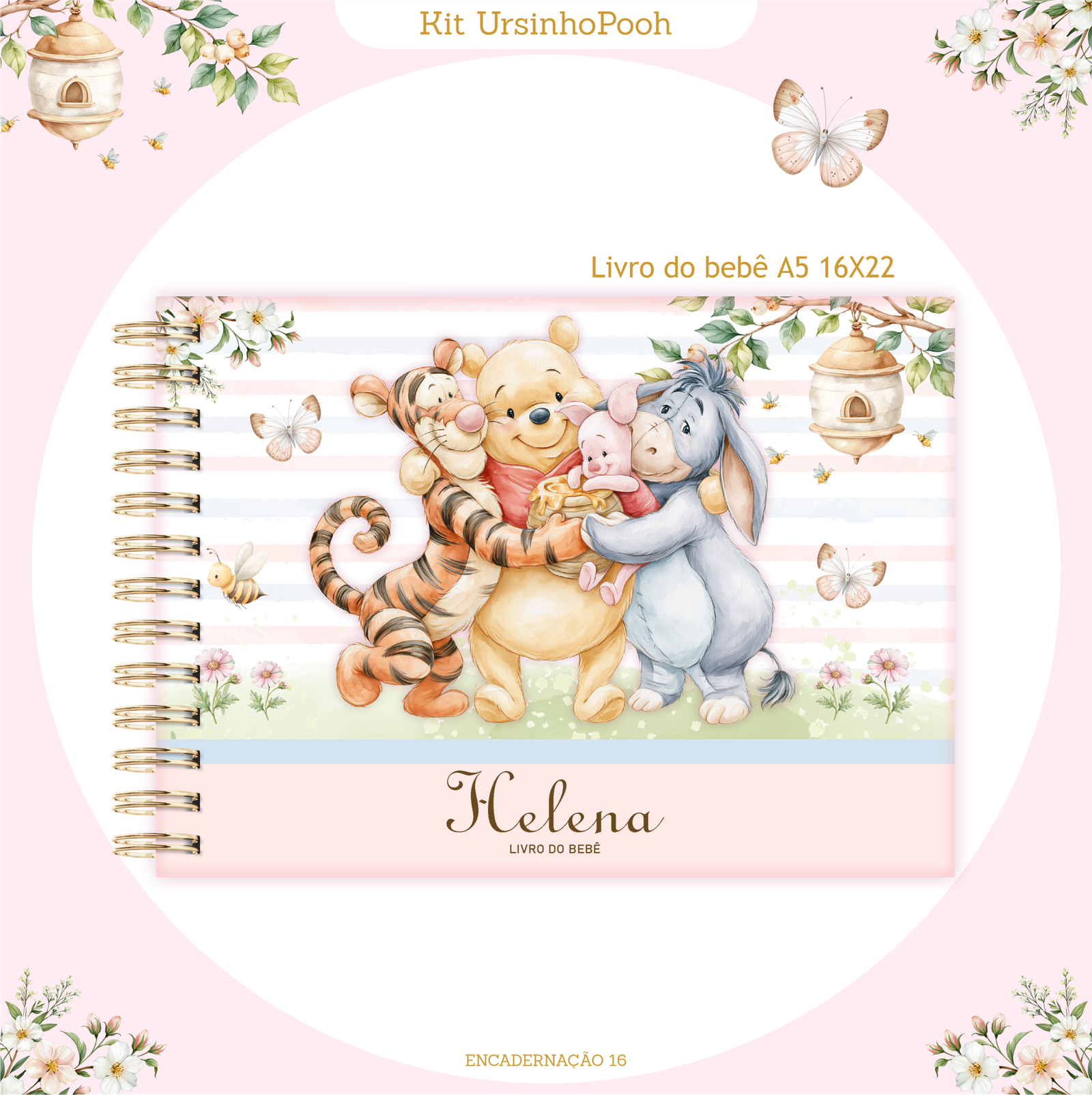 COMBO-ENCADERNACAO-MATERNIDADE-URSINHO-POOH-4 Combo Encadernação Maternidade Ursinho Pooh - Imagem 1
