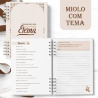 Caderno Congresso Felicidade Eterna Neutro com Tema