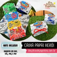 Caixa Papai Herói Dia dos Pais