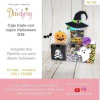 Caja triple halloween