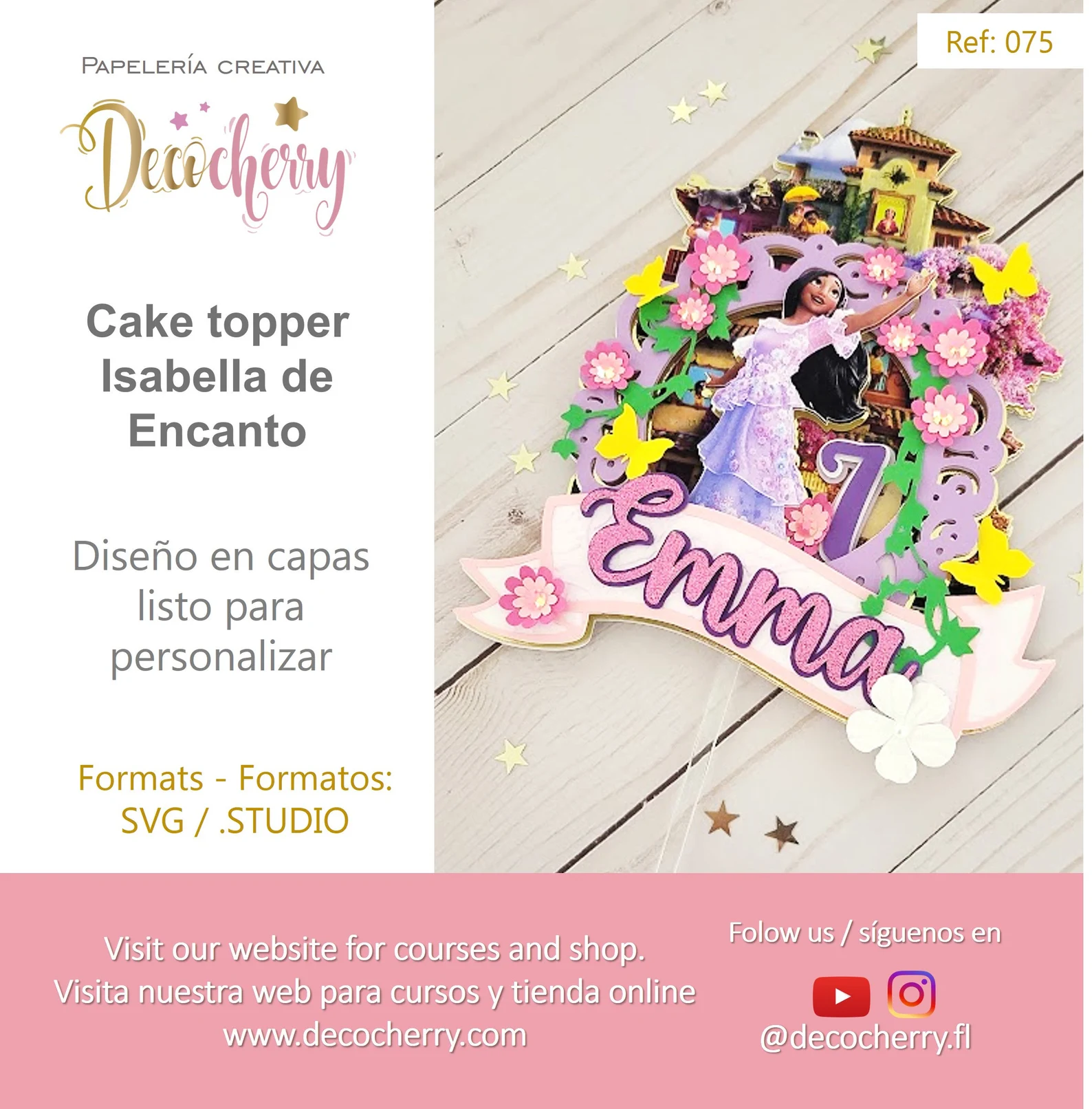 Cake-topper-design-with-layers-Isabella-of-charm Cake Topper Design With Layers Isabella Of Charm - Imagem 1