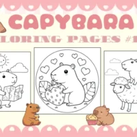 Capivara #1 Livro de Colorir