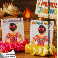 Card Xuxinha Festa Caipira Junina