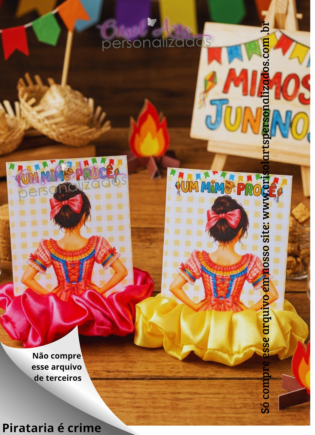 Card-xuxinha-festa-caipira-JUNINA Card Xuxinha Festa Caipira Junina - Imagem 1