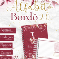 Combo Alfabeto Bordô 2 0 Letterinhas