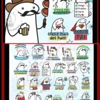 Dia dos Pais Flork Art Ideia
