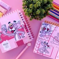 Encadernação Especial Agenda Pink Panther