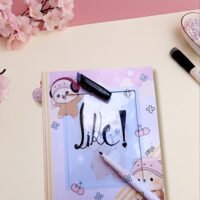 Encadernação Especial Caderno Quadro Cute Bear