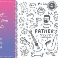 Fathers Day Cute Doodle