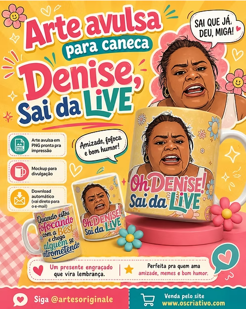 Jojo-todinho Arte para Caneca Jojô Todinho - Imagem 1