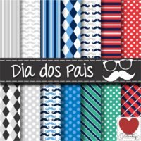 Kit Digital Dia dos Pais Papeis