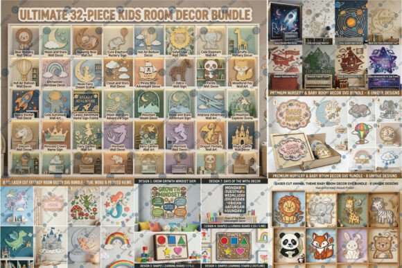Kids-Room-Wall-Decor Kids Room Wall Decor - Imagem 1