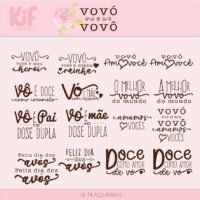 Kifc Plaquinhas Dia dos Avós