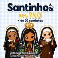 Kit Digital Santinhos em PNG