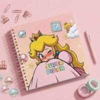 Kit Encadernação Agenda 18x18 Peach