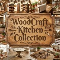 Laser Cut Woodcraft Kitchen Collection SVG Bundle
