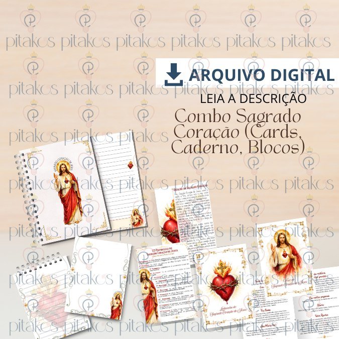 MP-–-SAGRADO-CORACAO-CADERNO-BLOCOS-CARDS Sagrado Coração Mp – (caderno, Blocos, Cards) - Imagem 1