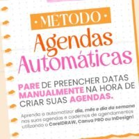 Método Agendas Automáticas Canva Indesign e Affinity