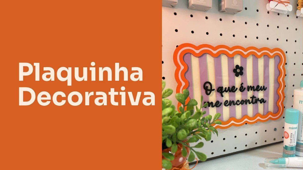 Plaquinha_Decorativa-Papeletti-kit-digital Arquivo de Corte Plaquinha Decorativa - Imagem 1