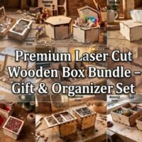 Premium Laser Cut Wooden Box