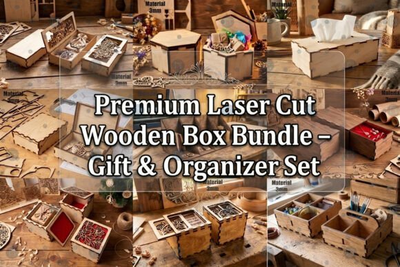 Premium-Laser-Cut-Wooden-Box Premium Laser Cut Wooden Box - Imagem 1